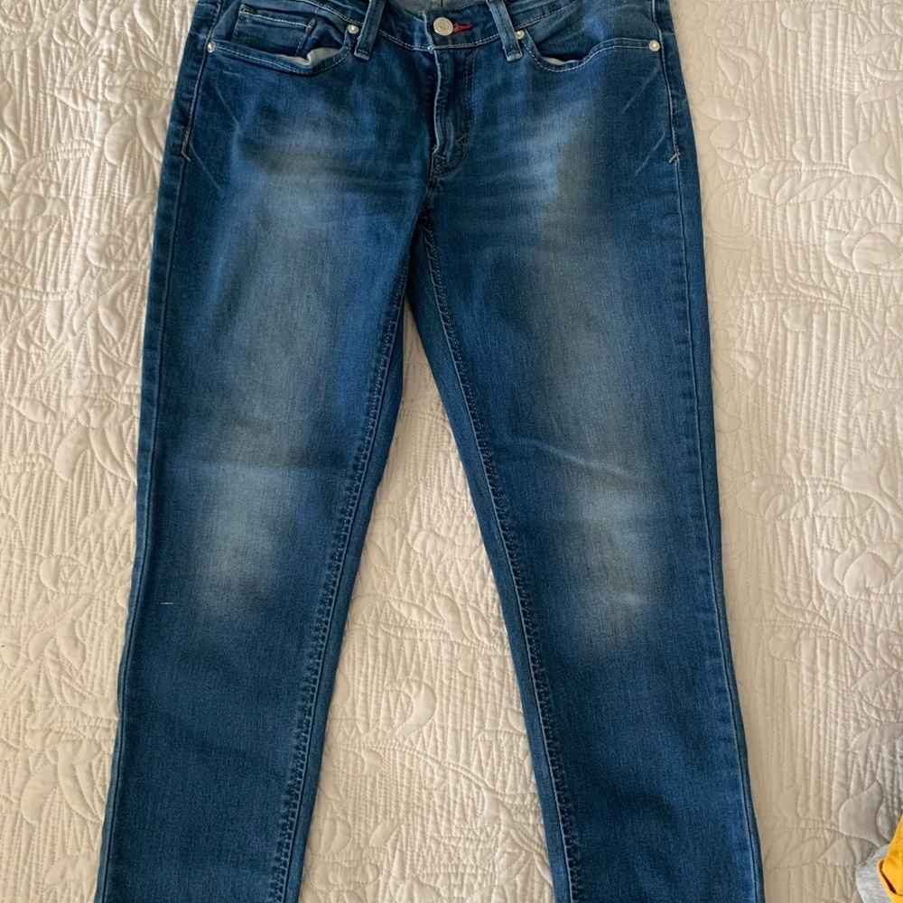New Levi’s 524 cropped jeans cuffed - Picture 3 of 3
